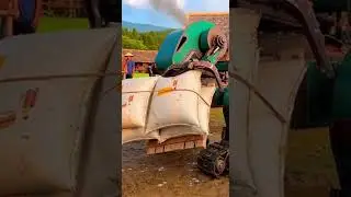 Mech Carrying Heavy Rice Sacks &mdash; #mech #rice #farmwork #realistic #AI Cinematic