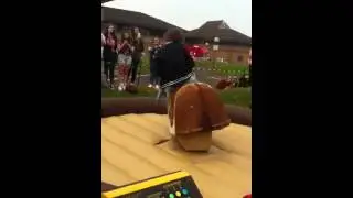 Union J at Clyde1-George Shelley on the bull