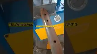 Round tube punching machine, 3 holes at a time