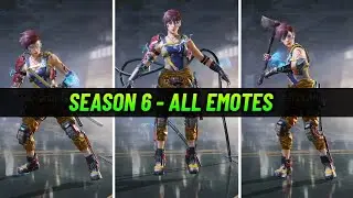 Season 6 All Emotes Codm | Battle Pass Emote Season 6 Cod Mobile