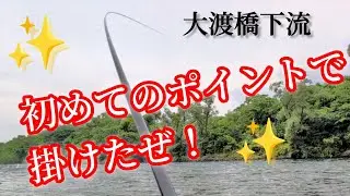 鬼怒川本流餌釣り　大渡橋下流に行ってみた！
