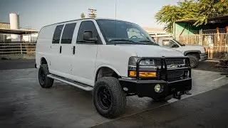 Сборка фургона Chevy Express | Комплект для лифта 5 дюймов