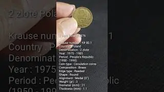 2&nbsp;zlote Poland 1976 #złote #poland #polska #coins #coin