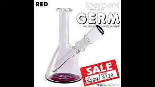 Germ Montage Mini #glassrig in Black and Red for only $129!