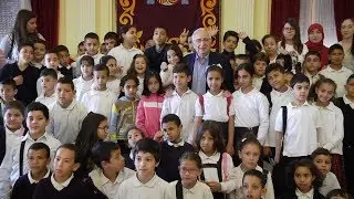 Alumnos del León Sola conocen de cerca el Palacio de la Asamblea