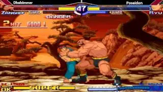 SFA3: Dalsimmer (X-ISM Za) VS (V-ISM Ry) Poseidon (FT5)