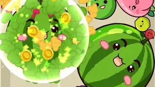 Watermelon drop game: 2 watermelons loop with no booster!