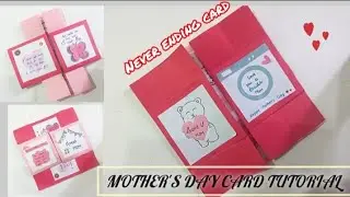 Never ending card/Mother's day card ideas/Tutorial/ card ideas 💡💡