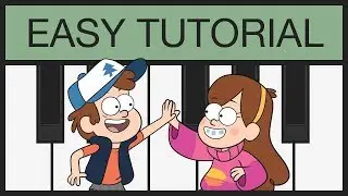 Gravity Falls | EASY Piano Tutorial | Melodica | Slow