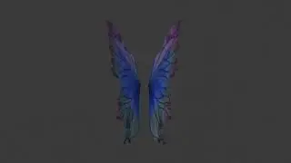 Butterfly wings 3D