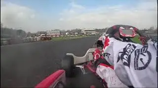 wombwell karting in junior x30 (very cold track)