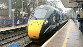 GWR Class 802's passing Reading West