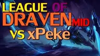Draven MID Owned xPeke in LCS Taric & Lux TOP