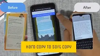 Cara Salin Tulisan Dari Gambar Dalam Bentuk Soft Copy HP Xiaomi Redmi 9 Android 10 Terbaru