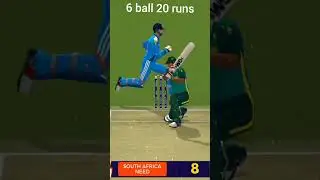 INDIA 🆚SAUTH AFRICA LAST OVER DRAMA LAST 20 runs