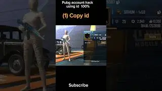 Pubg  account  hack with id ..100% working😃 without password  pubg lite. #shorts