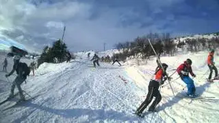 Skiers Fall Down at Exact Same Spot