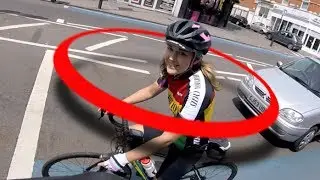 Cyclist Smiles Through Inconsiderate Drivers and Poor Infrastructure