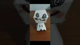 Make a Mimikyu with me but BIGGER #mimikyu #pokemon #papercraft #origami #papercutting #cute
