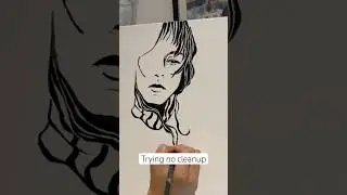 Just black lines but be careful🫣 #lineart