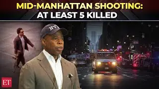 Mid-Manhattan shooting: At least 5 people, including a police officer, killed; suspect neutralised