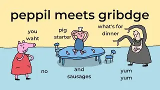 peppil pig meets gribdge