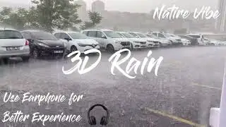 3D Virtual Rain Trailer | Virtual Rain | Headphone Recommended | Heavy 3D Rain #Virtualrain