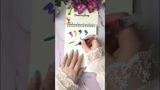 ASMR | Goodies ft @journalsay| Creative Journal | journal with me!#journal #asmr #scrapbook #art