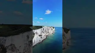 The White Cliffs of Dover &mdash; carved by time, captured from above.#dovercliffs #drone #nature #dji
