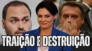 CARLOS BOLSONARO SURTA COM TRAI&Ccedil;&Atilde;O DE MICHELLE E ALIADOS DE SANTA CATARINA ABANDONAM CARLUXO! ACABOU