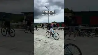 FIXED GEAR RACE: DRAG SPRINT or DS! #fixie #cycling #fixedgearbike