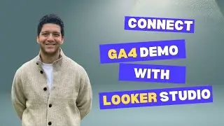 Connect GA4 demo account to Looker Studio | Hisham Ghanayem