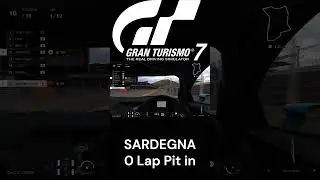 【GT7】Sardegna 0 Lap Pit Stop  #granturismo7 #gt7 #dailyrace #shorts