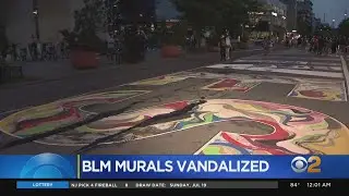 BLM Murals Vandalized Yet Again