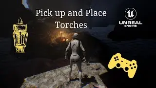 Unreal Engine 5 - Place Torches