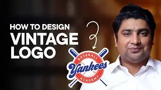 How to Make Vintage Logo Design for Baseball Academy in Illustrator