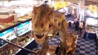 Flying Toys Parrot AR.Drone 2.0 Films Dinosaur At The 2013 Spring Fair