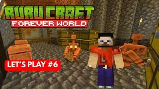 Epic Copper Golem Sorting System in Minecraft Survival | Forever World Ep 6&nbsp;|&nbsp;RURU&nbsp;CRAFT