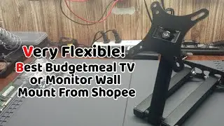 Best Budgetmeal TV or Monitor Wall Mount From Shopee | Flexible Monitor Wall Mount |Tech Tips