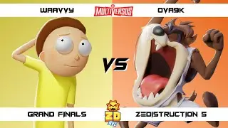 ZEDISTRUCTION 5 GRAND FINALS Waavvy (Morty) vs OVA9k (Taz) MultiVersus Tournament