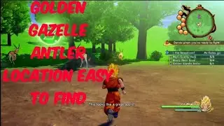 How To Find Golden Gazelle Antler In Dragon Ball Z Kakarot #Shorts