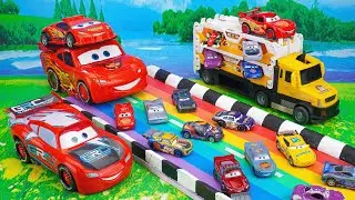 Disney Pixar Cars Unboxing Review | Disney Pixar Cars McQueen Transform into Triple Course