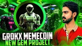 Grok x / A meme coin / Revolution in the cryptocurrency world / Buy Token / Earn money