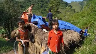 5 Bố Con A Pét Sống Trong (Chuồng Gà) Được Lợp Lại Mái