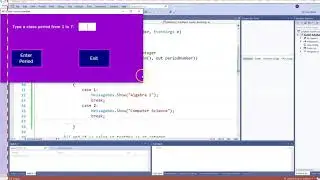 Visual C# 4.12- Switch