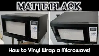 DIY Appliance Makeover: How to Vinyl Wrap a Microwave (Bubble-Free & Easy)