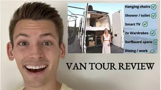 The Ultimate SURFING Van Life Adventure Setup - Van Design Review