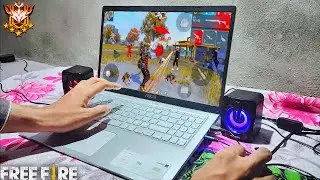 How to play free fire in Intel core i5 and 256 GB storage laptop with handcam gameplay #freefire 