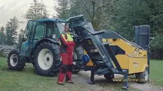 Procesadora de le&ntilde;a Unifores Titan 20/40 | AgroAnuncios.es