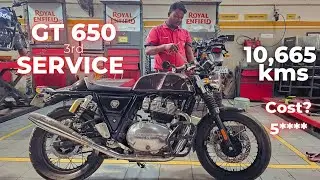 Royal Enfield Continental gt 650 | 3rd Service cost at 10,000 kms